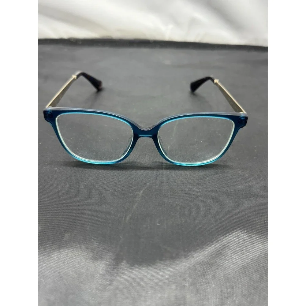 Christian Lacroix Eyeglasses, Frames Only CL1094 618 51-15-140 Clear Teal/Gold